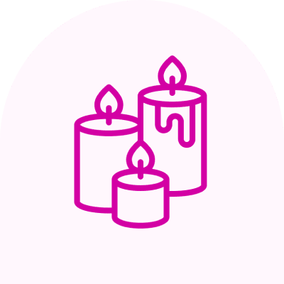 Candles & Brooms