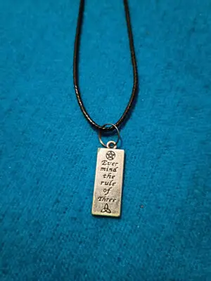 Rule of Three Necklace